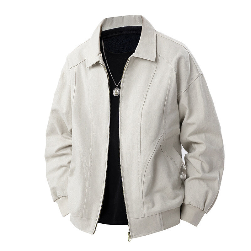 Damen modische Übergangsjacke mit elastischen Bündchen und praktischen Taschen EB
