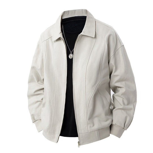 Damen modische Übergangsjacke mit elastischen Bündchen und praktischen Taschen EB