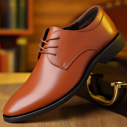 Herren Elegante Schnürschuhe aus hochwertigem Leder EB