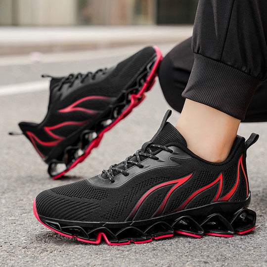 Damen Sportliche Netzwerk-Sneaker mit stoßdämpfender Sohle EB