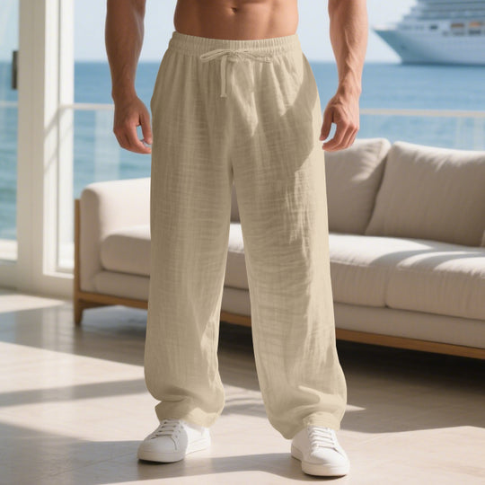 Herren Bequeme Sommerhose mit elastischem Bund EB