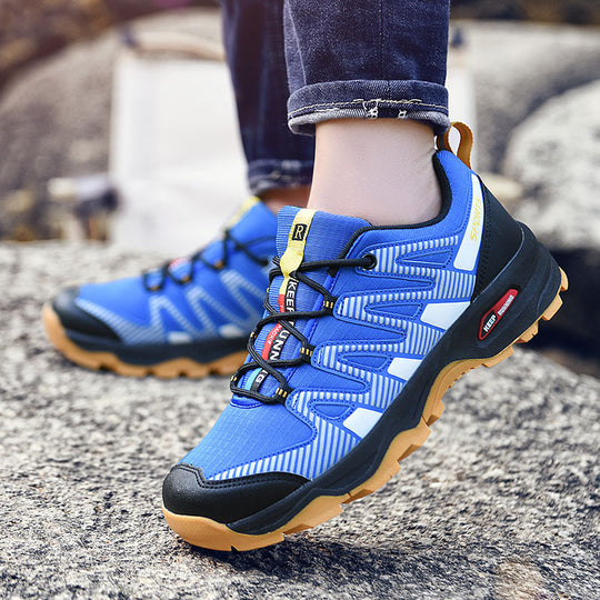 Herren sportlicher Outdoor-Adventure Sneaker mit verstärkter Zehenkappe und stoßdämpfender Wabensohle EB