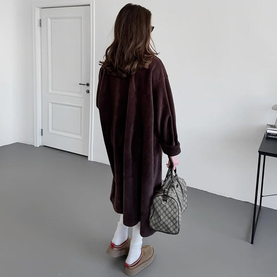 Damen Kuscheliger Oversize-Mantel EB
