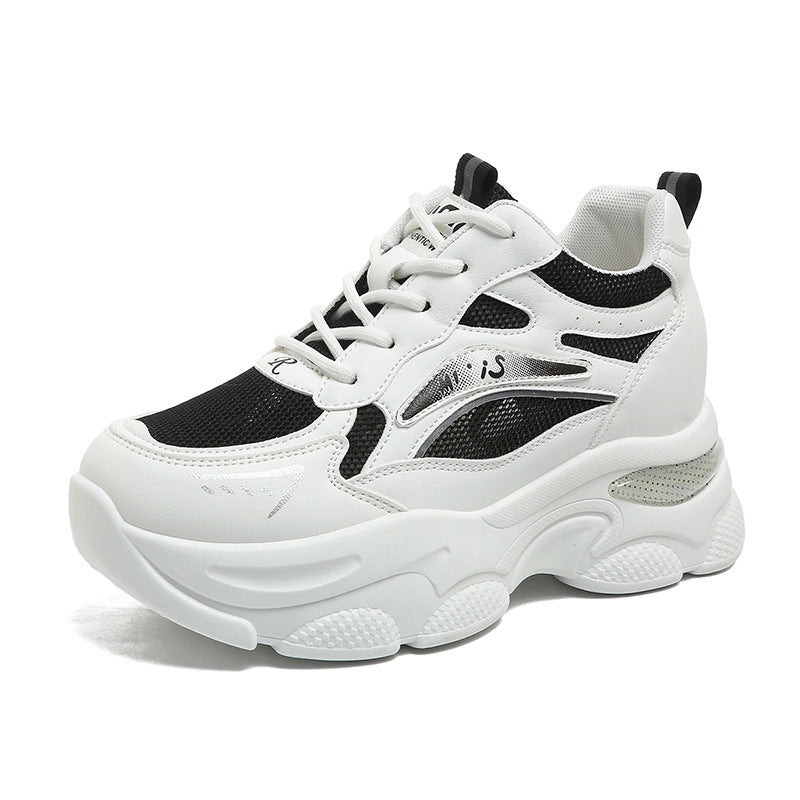 Damen Sportliche Chunky Sneakers mit atmungsaktiver Mesh-Oberfläche und modischem Designschnitt EB