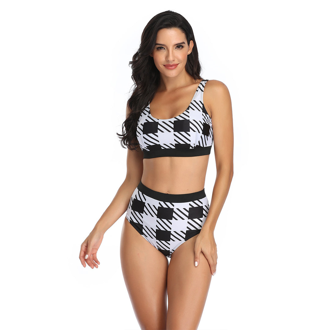 Damen Sport-Bikini mit hoch geschnittenem Hosenbund von EB