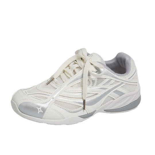 Damen sportliche Laufschuhe mit atmungsaktiver Mesh-Konstruktion und rutschfester Sohle EB