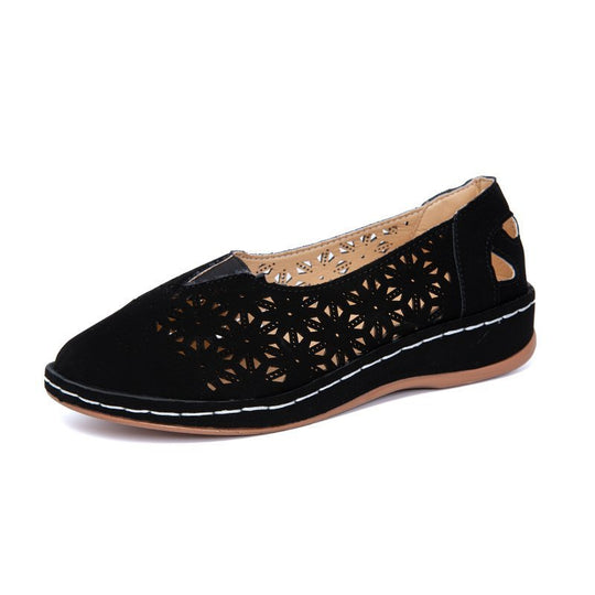 Damen Bequeme Ballerinas mit Luftlöchern EB