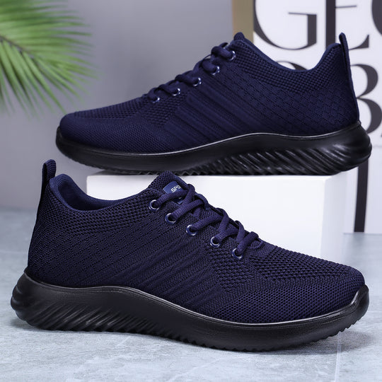 Damen Sportliche Lauf- und Freizeitschuhe mit atmungsaktivem Netz-Obermaterial EB