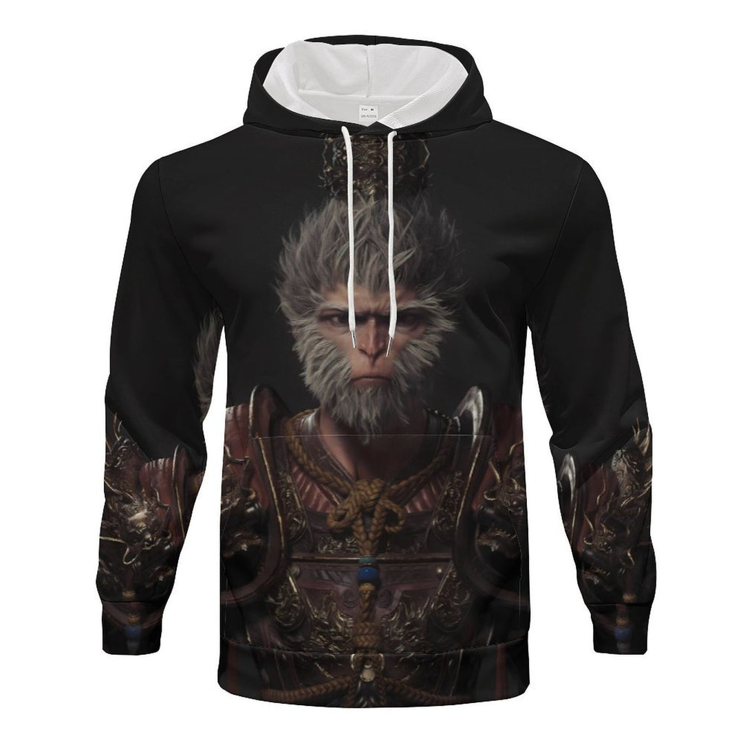 Herren Kapuzenpullover mit auffälligem Tiermotiv und praktischem Design EB