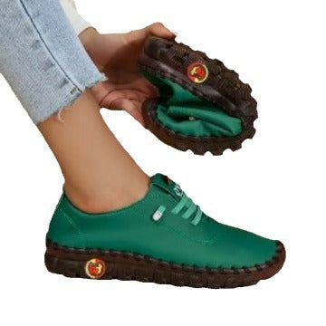 Damen  leichte Alltags-Slipper-Sneaker mit verdeckter Schnürung, elastischem Einstieg und griffiger Trailsohle EB