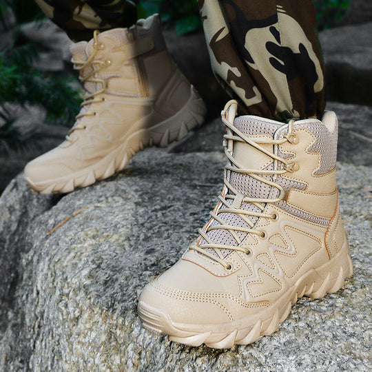 Herren Multifunktionale Trekkingboots mit hohem Knöchelschutz und rutschfester Sohle EB