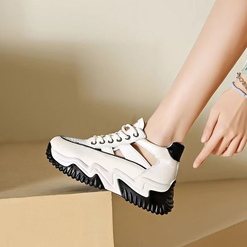 Damen Sportliche Sneaker mit rutschfester Sohle und atmungsaktiver Mesh-Oberfläche EB