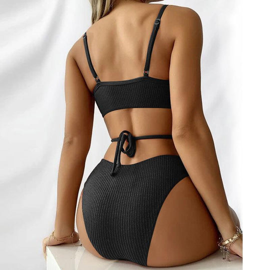Damen Zweiteiliges Bikiniset mit raffiniertem Schnitt EB