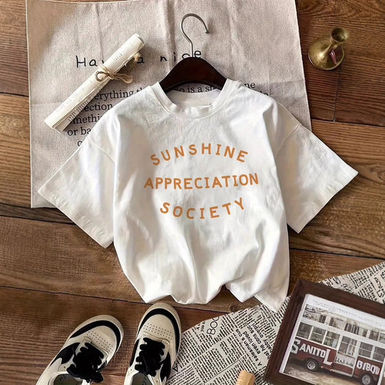 Damen oversized Bachelorette T-Shirt mit exklusivem Print EB
