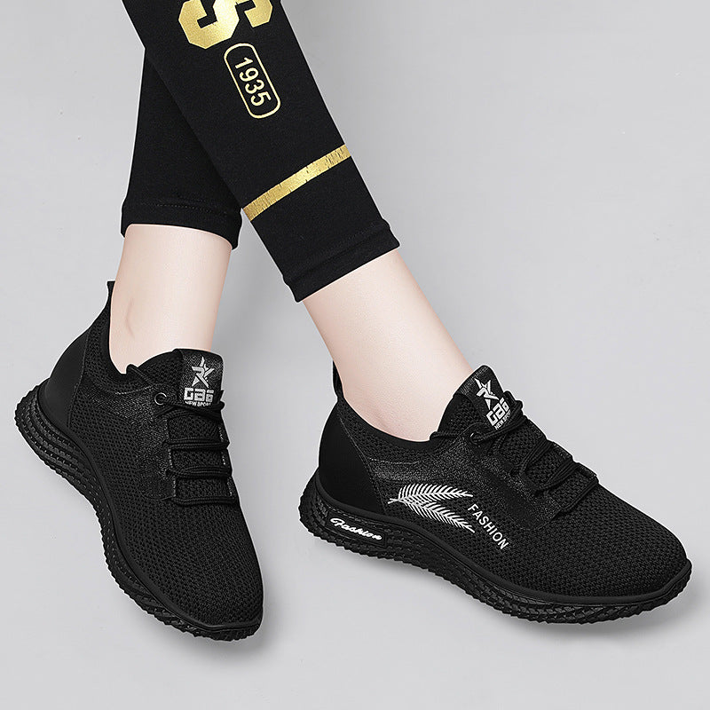 Damen Atmungsaktive Fitness-Sneaker mit rutschfester Sohle und flexiblem Design EB