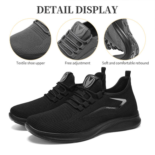 Damen Leichte und atmungsaktive Sport-Sneaker mit elastischer Stricktechnologie EB