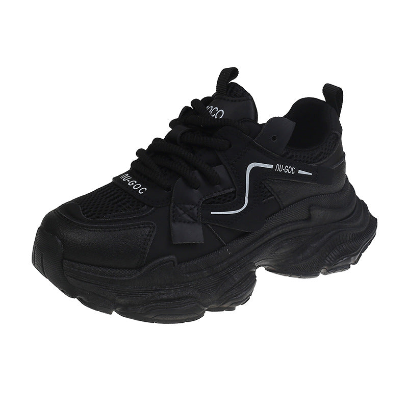 Damen Modische Komfort-Sneaker mit atmungsaktiver Mesh-Oberfläche und dämpfender Sohle EB