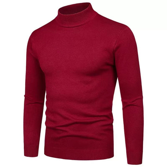 Herren Rollkragenpullover aus hochwertigem Strickmaterial EB