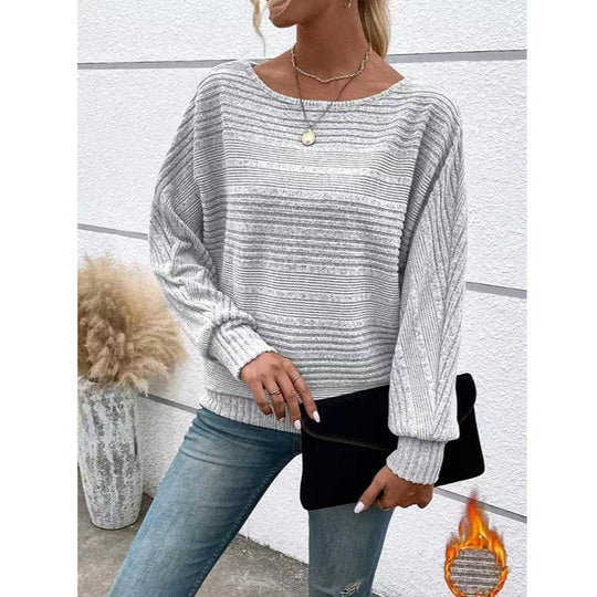 Damen Pullover mit strukturiertem Muster EB