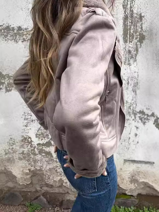 Damen Kunstfell jacke EB