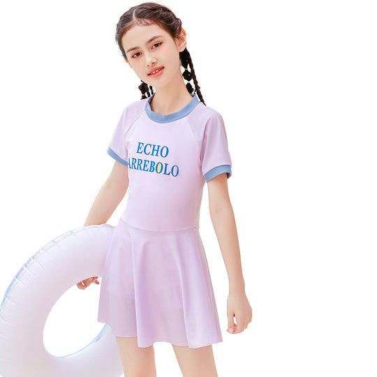 Mädchen sportliches Schwimmdress EB