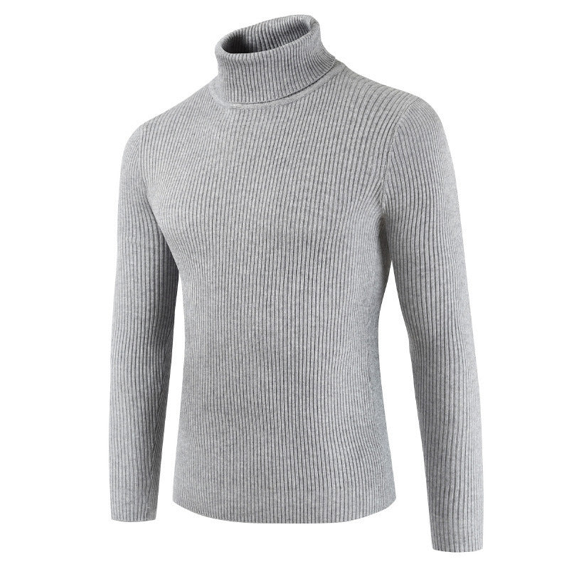 Damen Rollkragenpullover aus gehäkeltem Strick EB