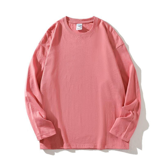 Damen vielseitiges Langarm-T-Shirt aus hochwertiger Baumwolle EB