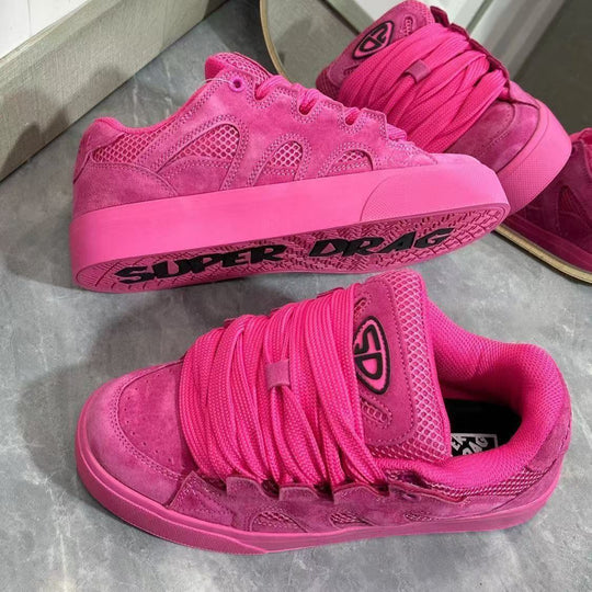 Damen Sportliche High-Top Sneakers mit innovativen Schnürsystem und dämpfender Sohle EB
