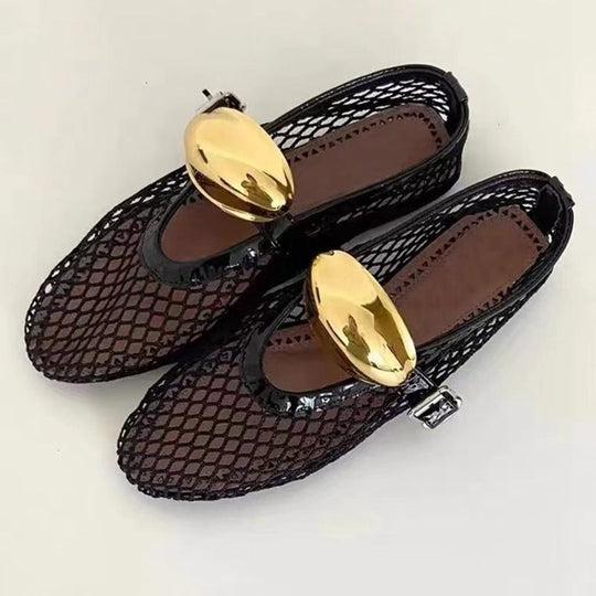 Damen Mesh-Sandalen mit verstellbarem Riemen EB