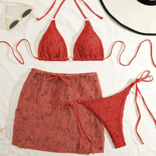 Damen Bikinis mit verspielter Wickeloptik EB