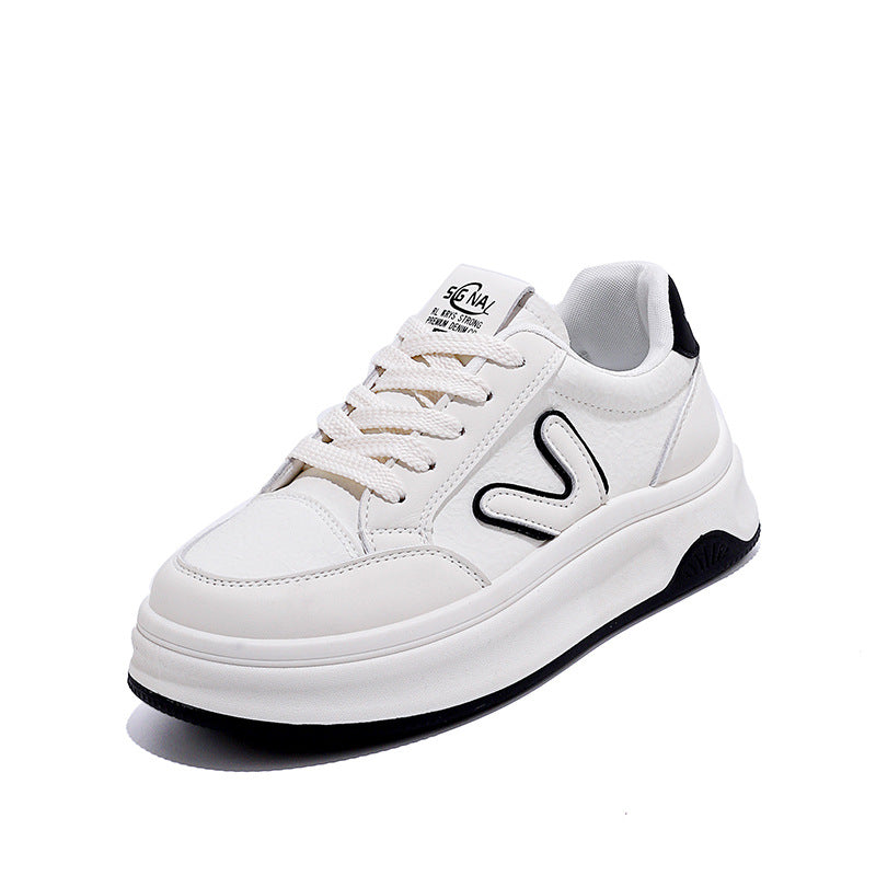 Damen modische Sneaker mit dicker Profilsohle und atmungsaktivem Obermaterial EB