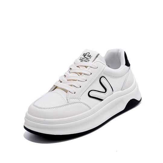 Damen modische Sneaker mit dicker Profilsohle und atmungsaktivem Obermaterial EB