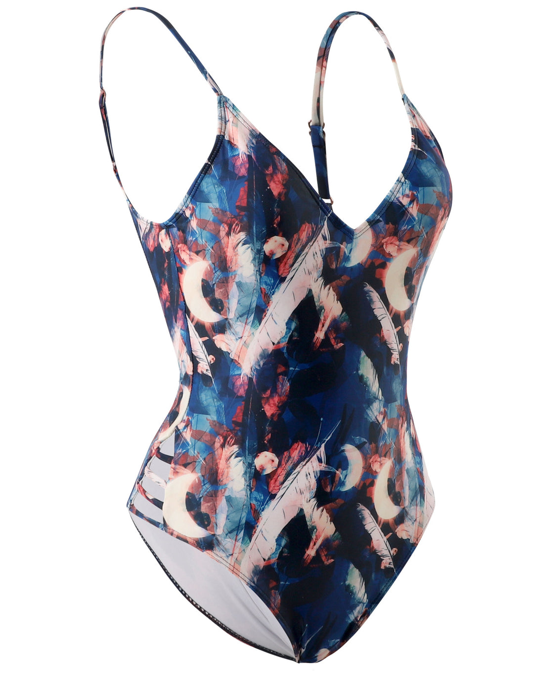 Damen Sportlicher Einteiler-Badeanzug mit hochwertigem Material EB
