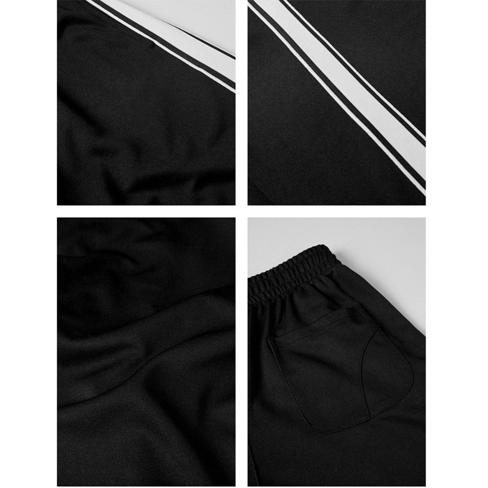 Herren sportliche Trainingshose mit seitlichen Streifen EB