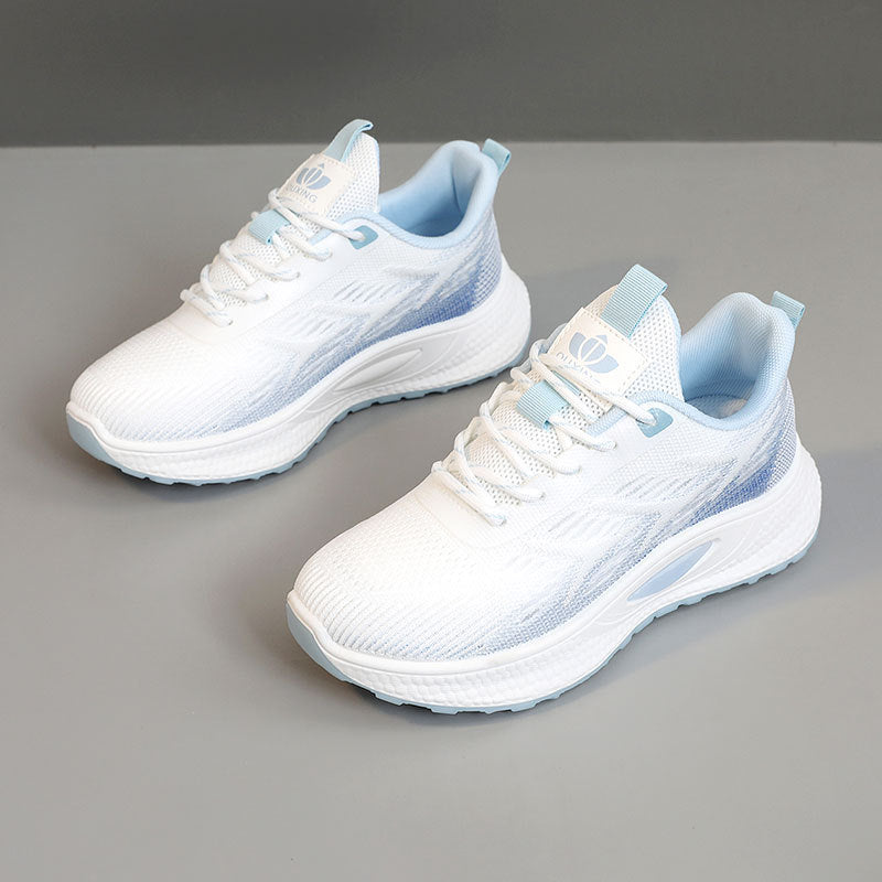 Damen Sportliche Lauf-Sneaker mit atmungsaktivem Mesh-Obermaterial und dämpfender Laufsohle EB