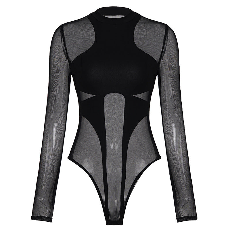 Damen Hightech Bodysuit mit innovativem Mesh-Design EB