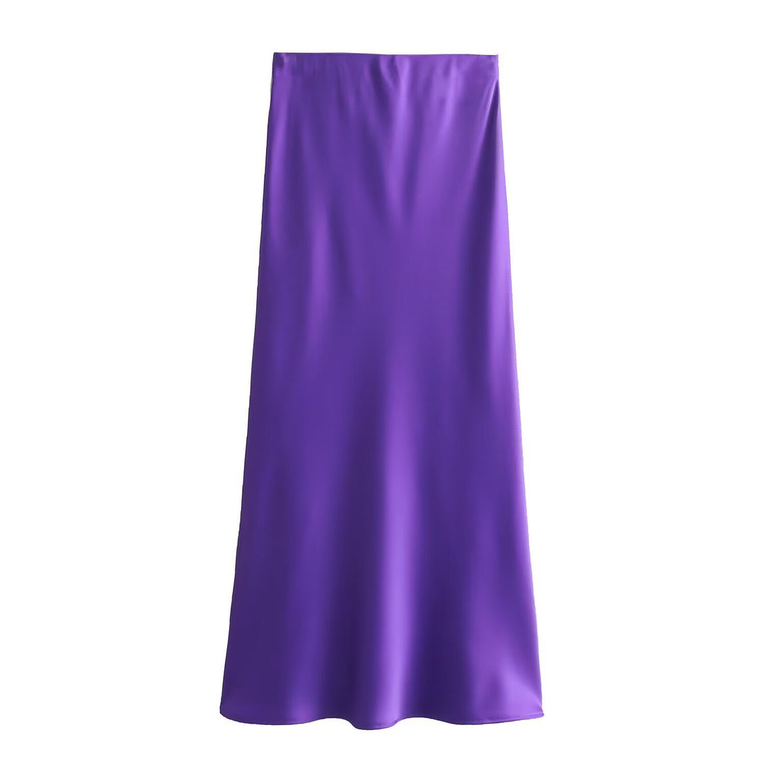 Damen langer Satinrock EB