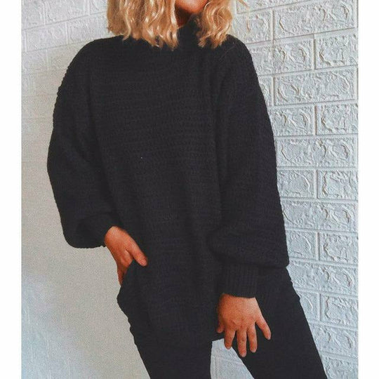EB | Fester Strickpullover mit Geripptem Muster