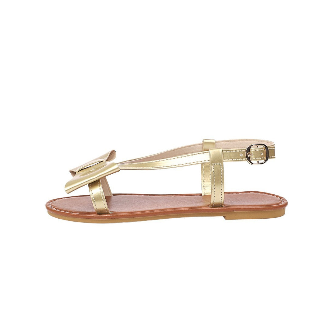 Damen Elegante und modische Sandalen mit Schleifen-Design EB