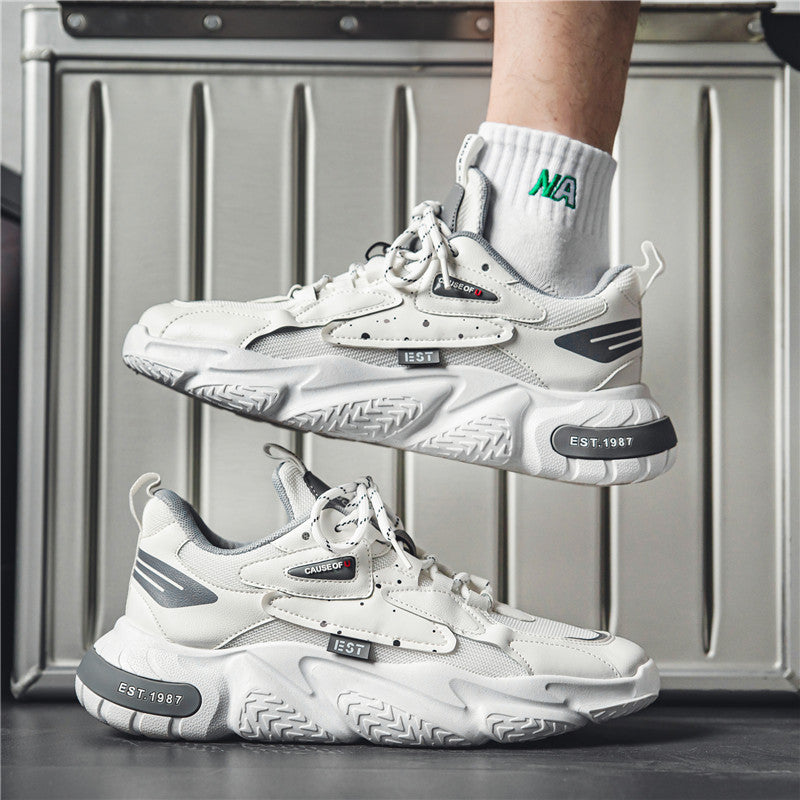 Damen Sportliche Trend-Sneaker mit atmungsaktiver Mesh-Oberfläche und starker Dämpfung EB