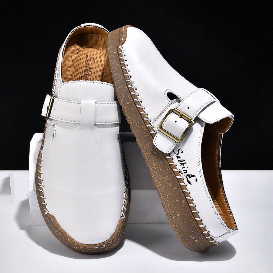 Herren Komfortable Clogs mit verstellbarem Riemen EB