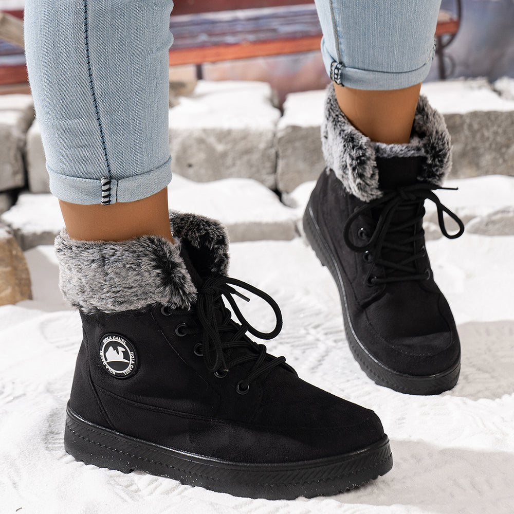 Damen gefütterte Winterstiefel EB