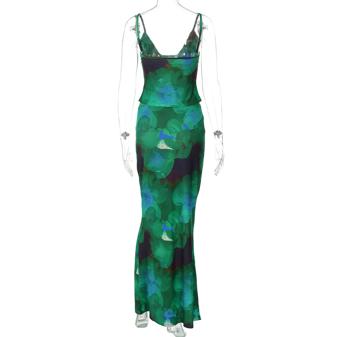 Damen Elegantes und figurbetontes Leopardenset EB