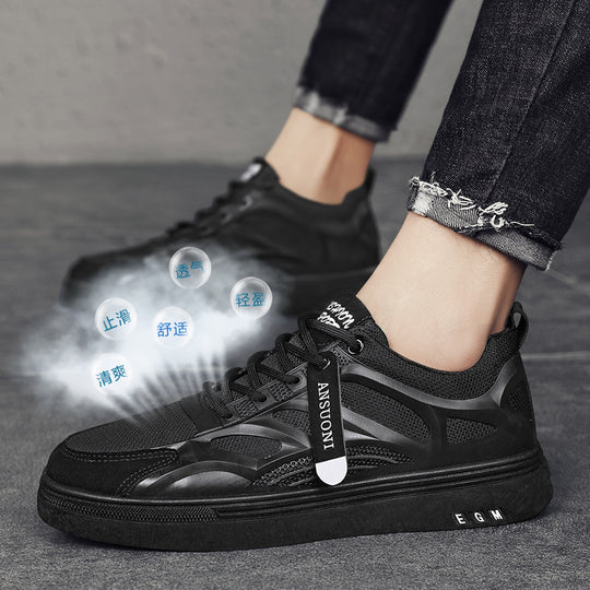 Damen Sportliche Sneaker mit vielseitigem Mesh-Obermaterial und dämpfender Laufsohle EB