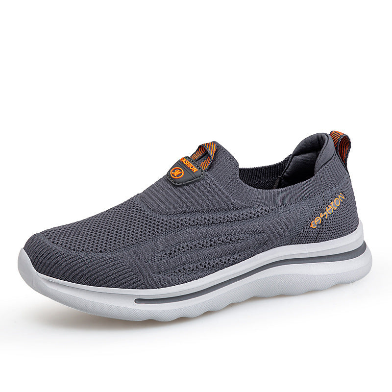 Damen Bequeme Slip-On Lauf-Sneaker mit atmungsaktivem Obermaterial EB