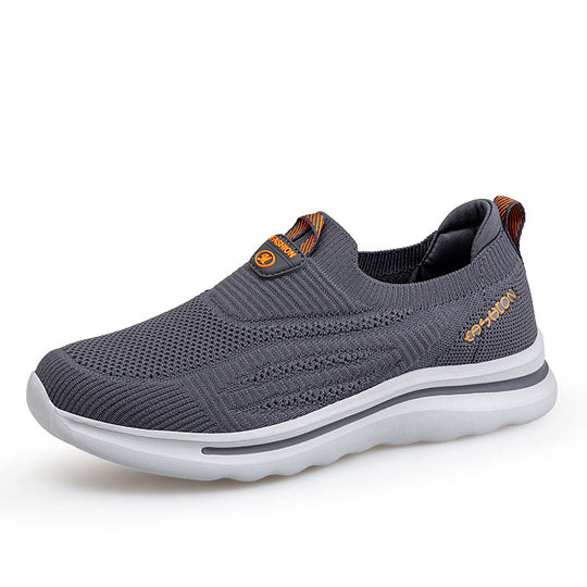 Damen Bequeme Slip-On Lauf-Sneaker mit atmungsaktivem Obermaterial EB