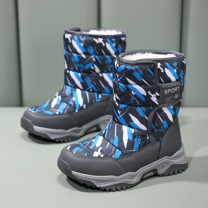 Damen isolierte Winterstiefel mit rutschfester Profilsohle und atmungsaktivem Innenfutter EB