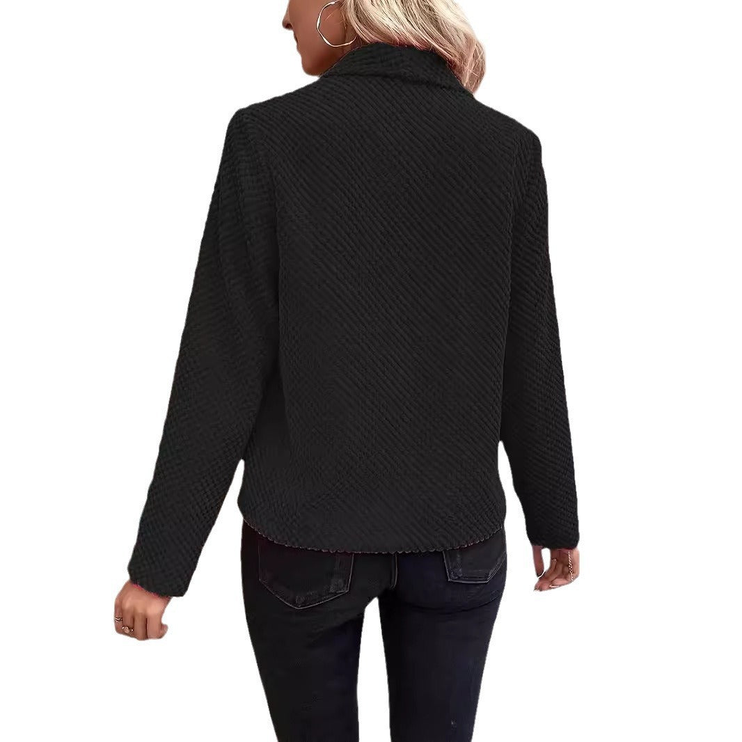 Damen Waffelstruktur Blazer EB