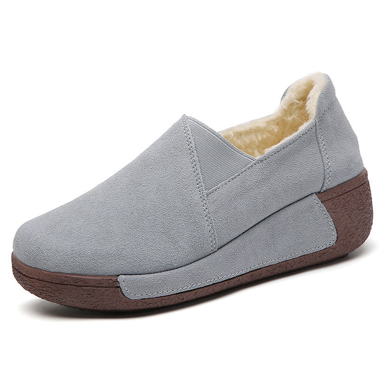 Damen Komfortable Slip-On Sneakers mit anpassungsfähiger Sohle EB