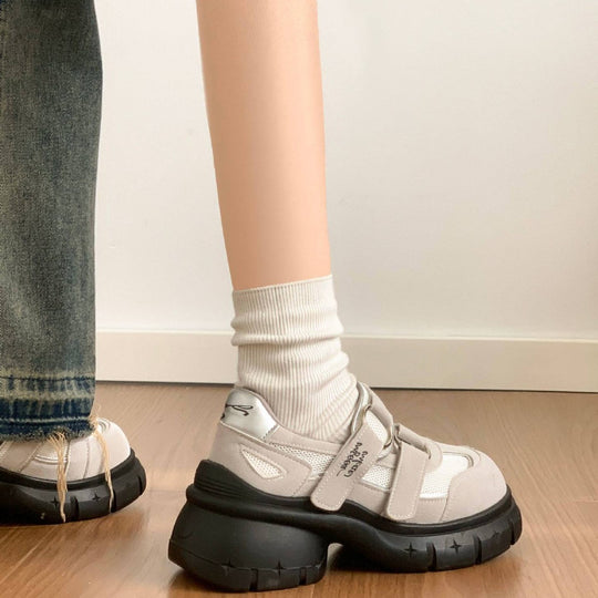 Damen Sportliche Sneaker mit Netz-Obermaterial und rutschfester Sohle EB